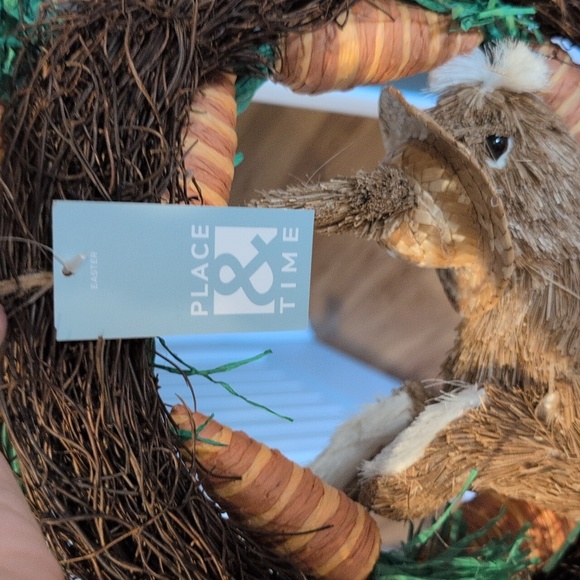 Whimsical Carrot and Bunny Wreath - Picture 9 of 9